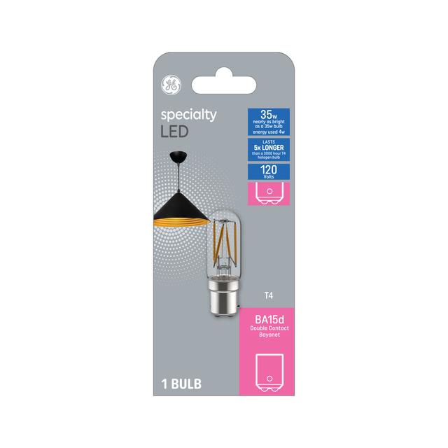GE Specialty LED 35 Watt Replacement, Soft White, T4 Specialty Bulb (1 Pack)